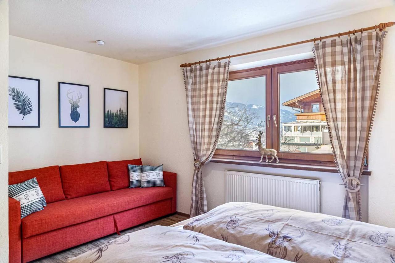 Ferienwohnung Platzhirsch Panorama View Balkon, Gartensauna, Garten, Grillplatz Stumm Dış mekan fotoğraf