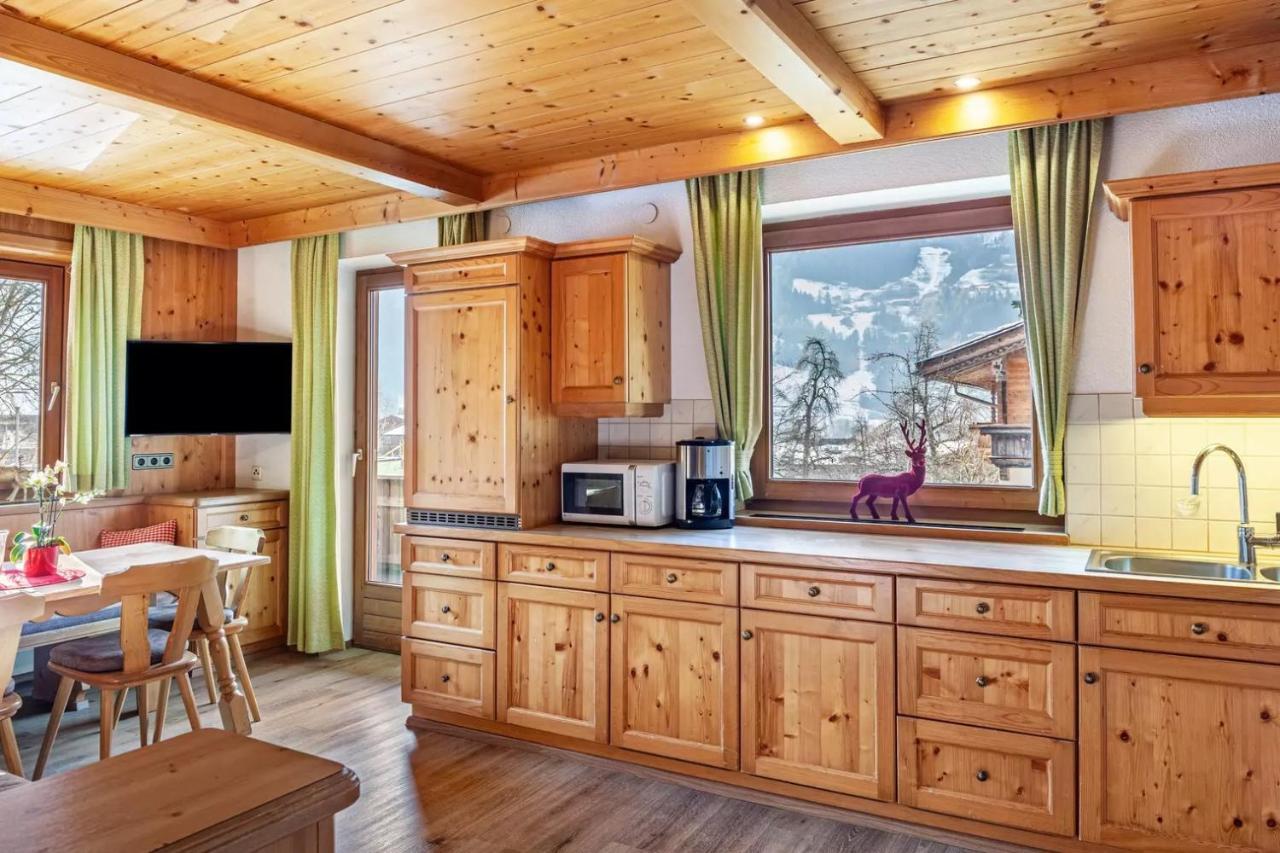 Ferienwohnung Platzhirsch Panorama View Balkon, Gartensauna, Garten, Grillplatz Stumm Dış mekan fotoğraf