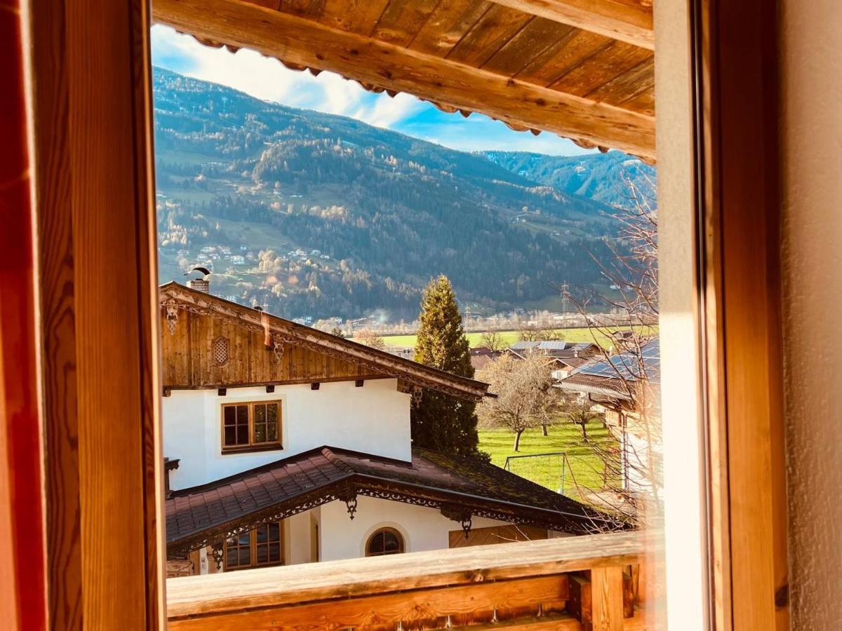 Ferienwohnung Platzhirsch Panorama View Balkon, Gartensauna, Garten, Grillplatz Stumm Dış mekan fotoğraf