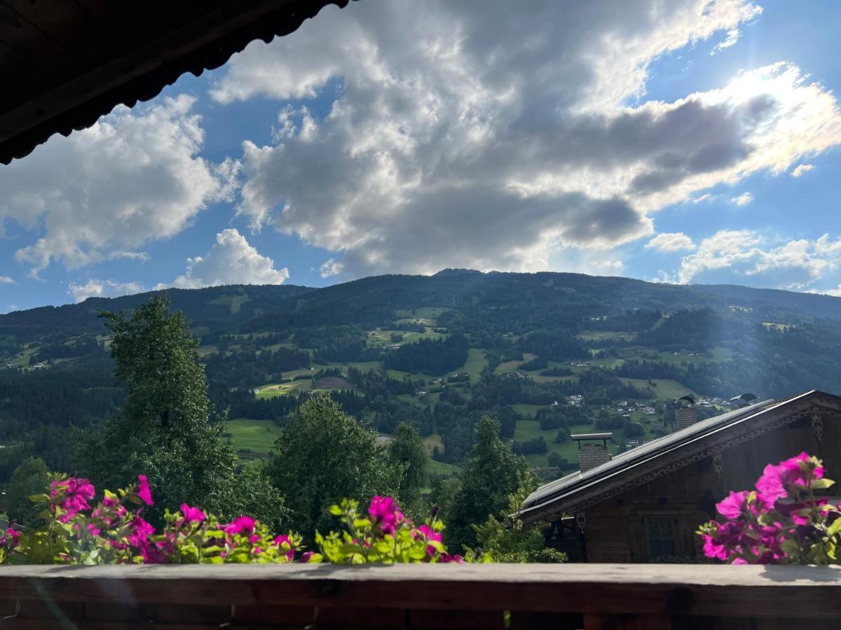 Ferienwohnung Platzhirsch Panorama View Balkon, Gartensauna, Garten, Grillplatz Stumm Dış mekan fotoğraf