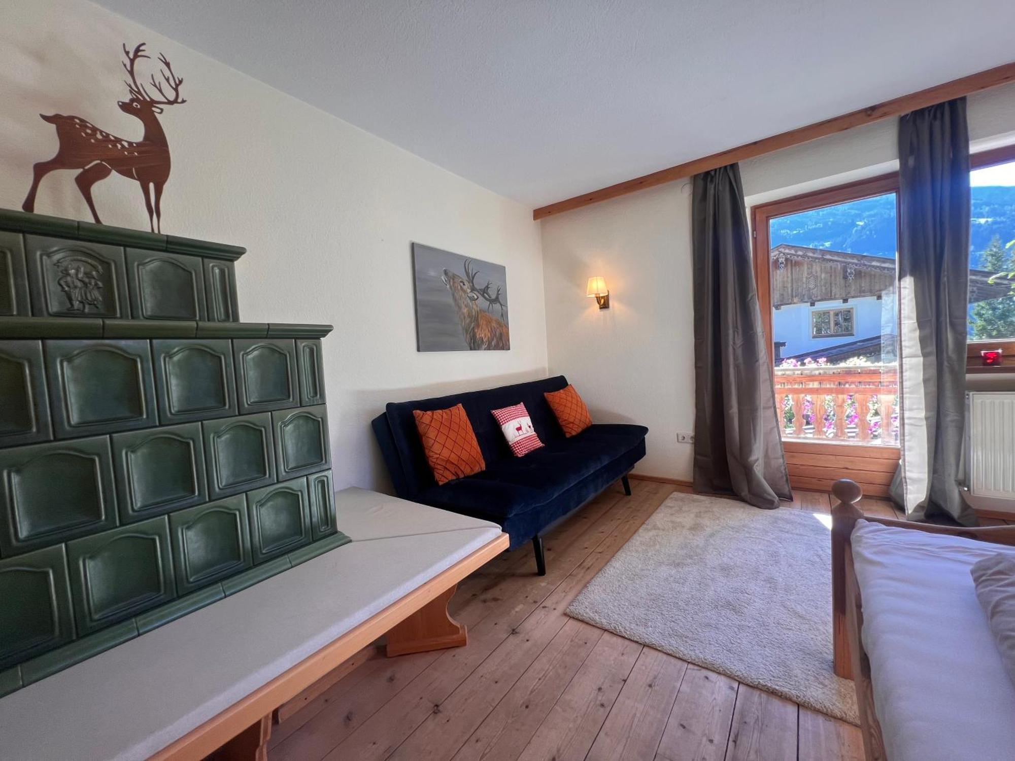 Ferienwohnung Platzhirsch Panorama View Balkon, Gartensauna, Garten, Grillplatz Stumm Dış mekan fotoğraf
